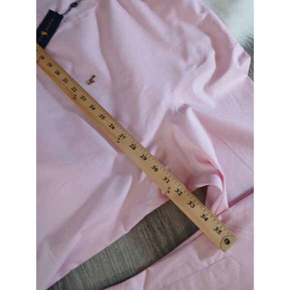 Ralph Lauren Men's Big & Tall Size 20 38/39 Long-Sleeve Easy Care Pink w/Logo - Picture 8 of 14
